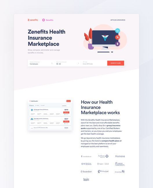 Zenefits app development - 2